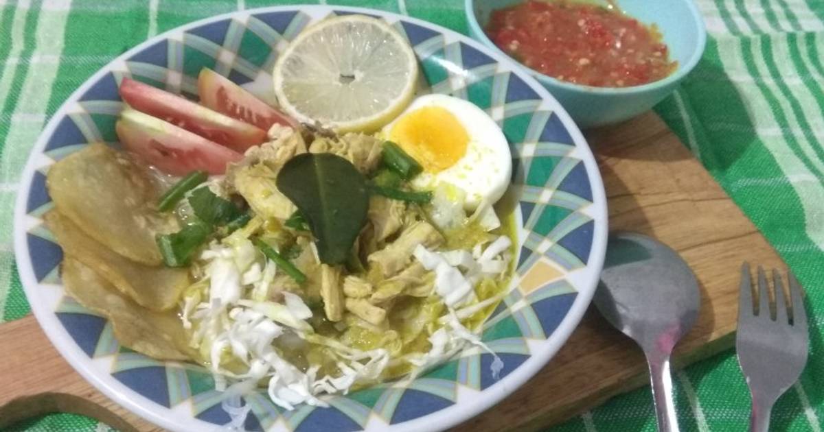Resep Yellow chicken clear soup (alias) soto ayam bening oleh Noverrani