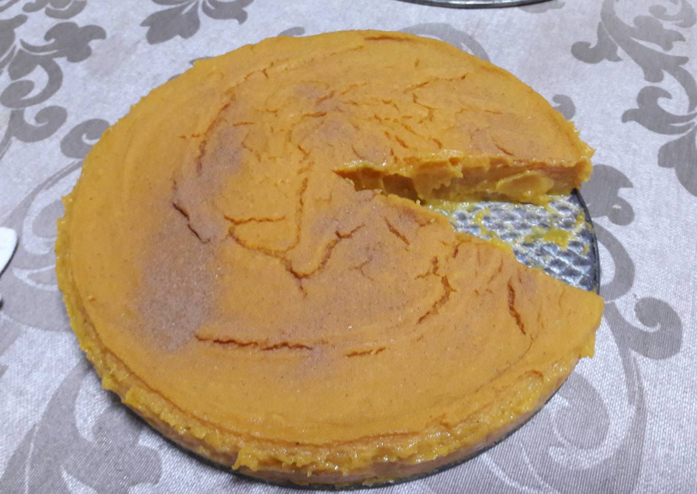 Tarta de calabaza sin harina, sin gluten y vegana<br /> 🥧