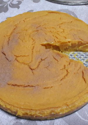 Foto principal de Tarta de calabaza sin harina, sin gluten y vegana 🥧
