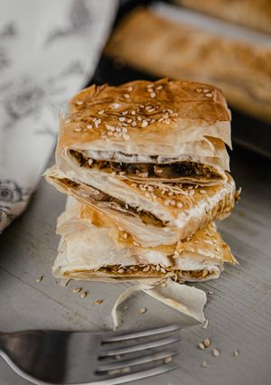 Zöldséges rétes recept fotója
