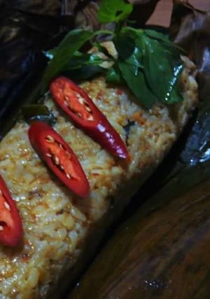 Foto resep Nasi bakar oncom