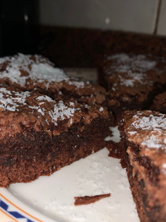 Una foto de Brownies de chocolate