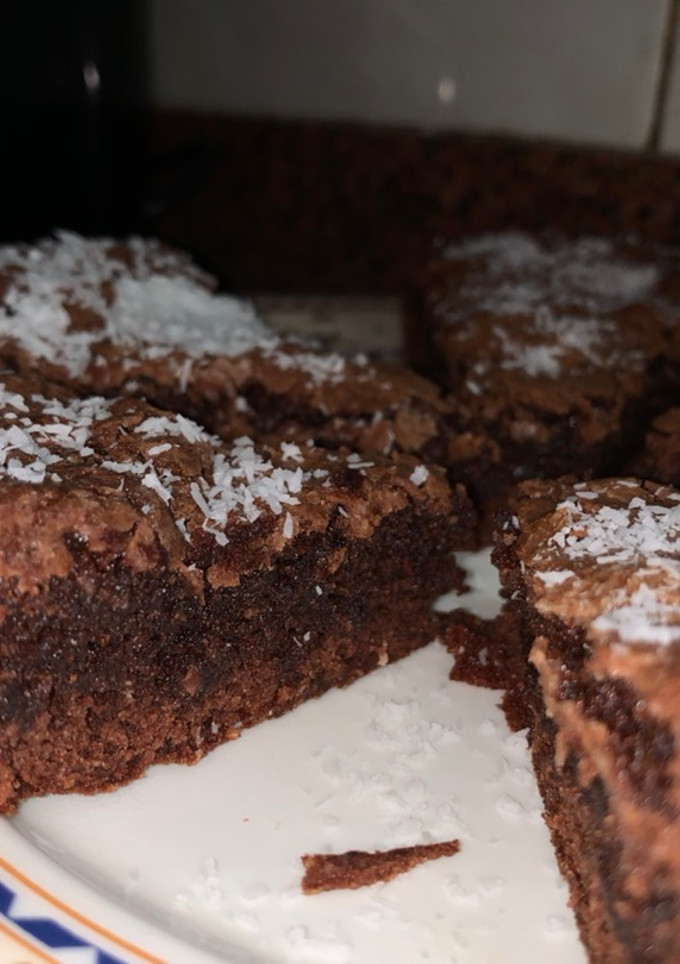 Una foto de Brownies de chocolate
