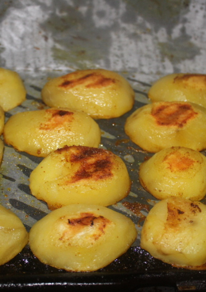 Una foto de Patatas asadas al grill