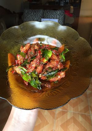 Foto resep Cumi asin balado