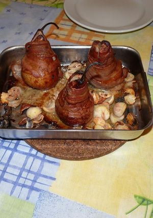 Gorgonzolás körte recept fotója
