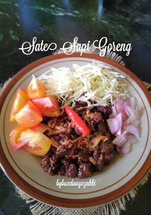 Foto resep Sate Sapi Goreng