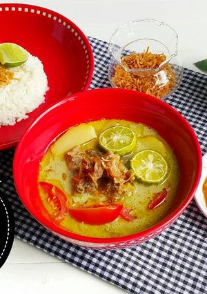 Foto resep Soto Betawi Daging dan Jeroan Sapi dengan Susu