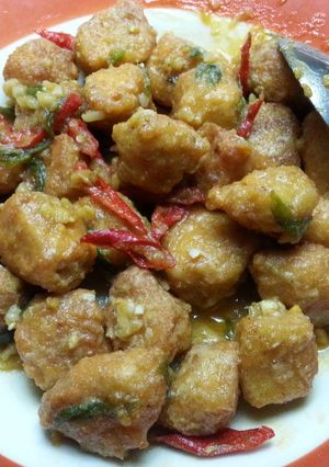 Foto resep Tuna Saus Telur Asin