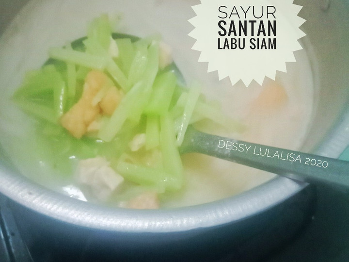 Langkah Mudah untuk Membuat Sayur santan labu siam no pedas yang Enak Banget