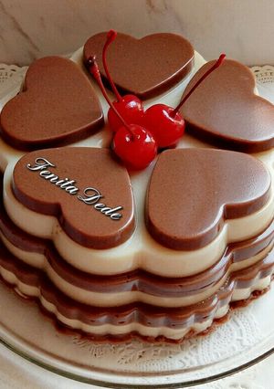 Foto resep Puding Roti Lapis Coklat