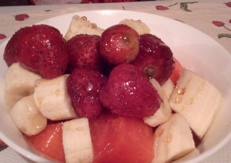 Ensalada de frutas tropicales