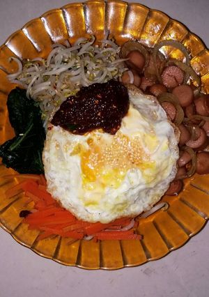 Foto resep Bibimbab ala kadarnya 😁😁