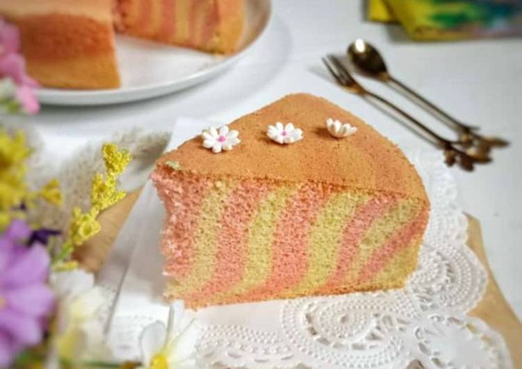 Ciffon Tepung8 Beras Motif Zebra