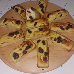 Una foto de Mini-cakes arándanos rojos keto