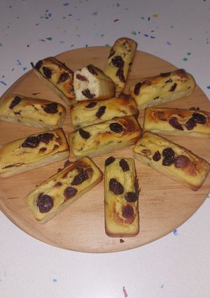 Una foto de Mini-cakes arándanos rojos keto