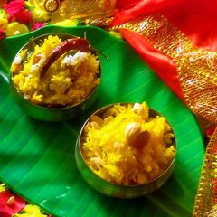 A picture of Turmeric Rice.