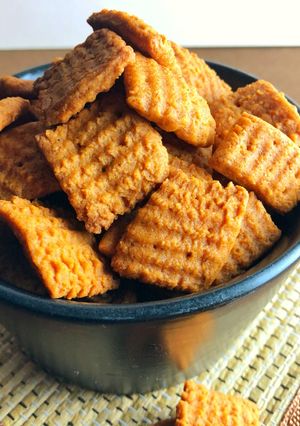 A picture of Baked Multigrain Chips.
