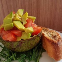 Avocado Rocket Salad A picture of Avocado Rocket Salad.