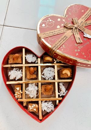 Hình của món Nama chocolate (Công thức đậm socola).