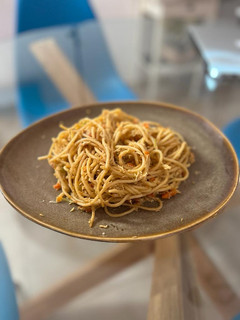 Una foto de Pasta con Pollo y verdura con Thermomix- Fodmap