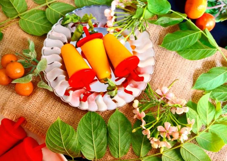 Recipe of Award-winning Mango Popsicles