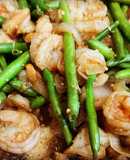 Shrimp with String Beans