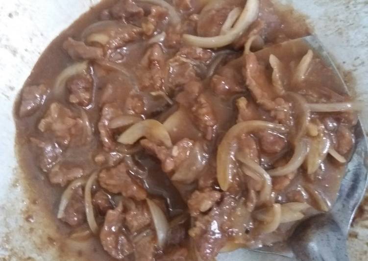 Beef Teriyaki ala hokben