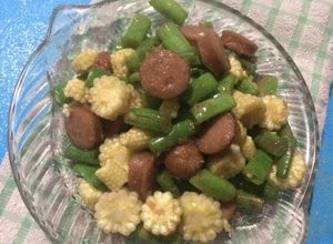 Foto resep Ca utren buncis sosis