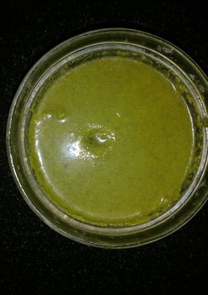 A picture of Choliya ki chutney.