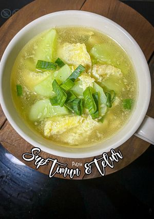 Foto resep Sup Timun & Telur