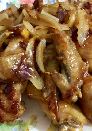 Hình của món Cánh gà chiên nước mắm.