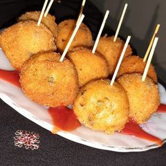 Potatoes lollipops 🥔🥔🥔 A picture of Potatoes lollipops 🥔🥔🥔.