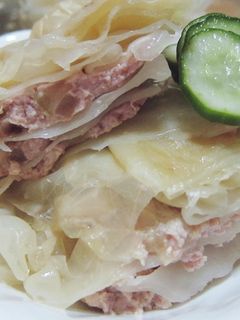 高麗菜千層派 的食譜成品照片