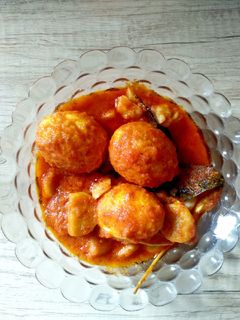 Foto resep Telur bakso balado