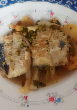 Foto principal de 🐟🌿💚Merluza en salsa verde con patatas
