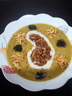 عکسی از دستور آش عباسعلی کرمانشاهی 😋