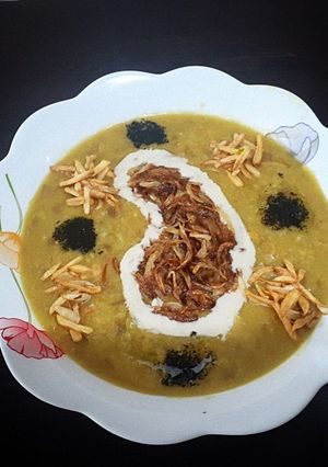 عکسی از دستور آش عباسعلی کرمانشاهی 😋