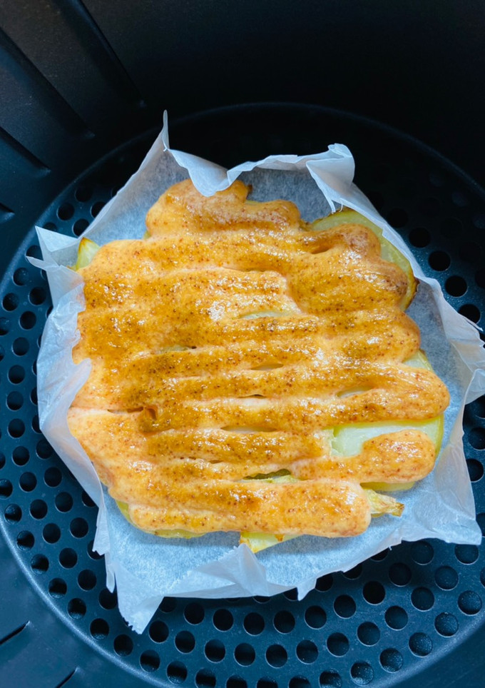 氣炸- 明太子馬鈴薯 + 小烤箱版 的食譜成品照片