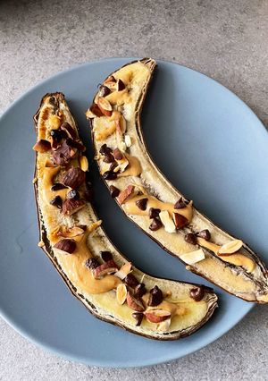 Une photo de Banane à l’air fryer