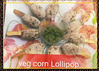 How to Make Yummy Crispy and Crunchy veg corn Lollipops