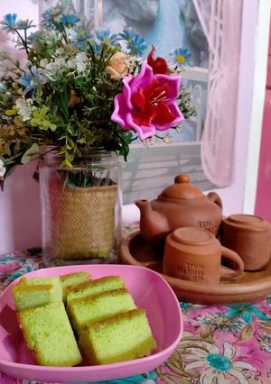 Foto resep Bolu pandan lembut tanpa pengembang