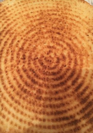 صورة لوصفة كسرة رخسيس بالجلجلان