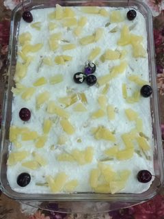 صورة لوصفة كعكة الاناناس🍍