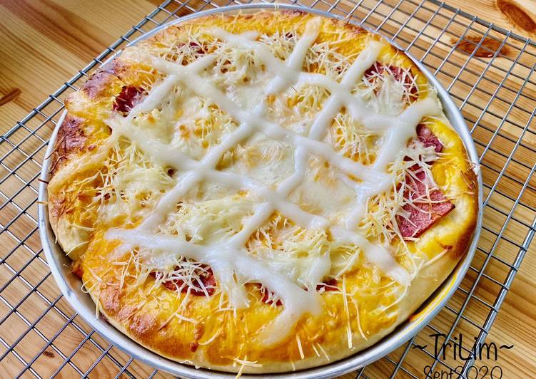 Masakan Sederhana Yuk Dicoba Resep Rahasia Cheesy Pizza Pizza Dengan Saos Keju