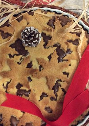 Foto di Crostata d’inverno con crema di ricotta e nutella