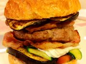 Una foto di hamburger di manzo