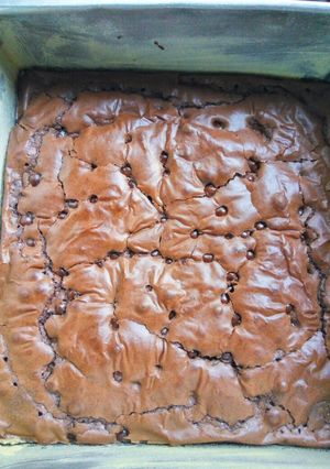 Foto resep Chewy brownies #masakditahunbaru