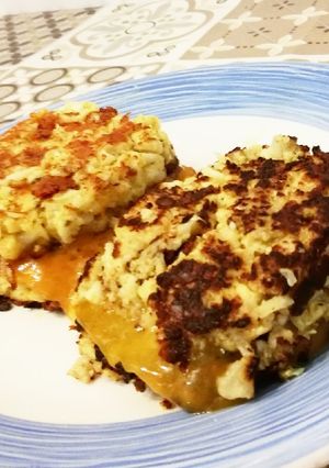 Una foto de Sándwich de coliflor