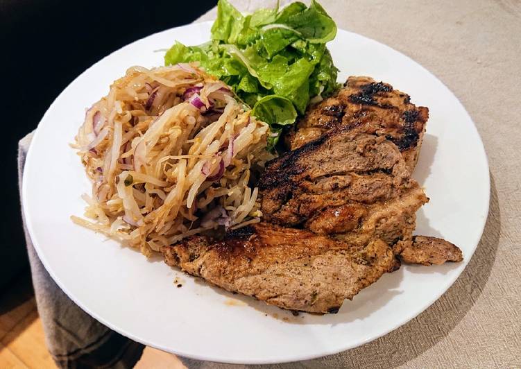 Recipe of Perfect Grilled Pork Shoulder Steaks